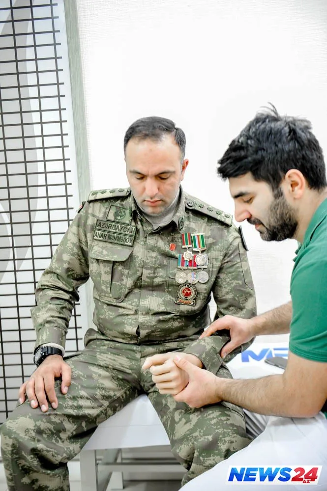 Yaralanmış hərbçilər yüksək texnalogiyalı protezlərlə təmin olunublar - FOTO