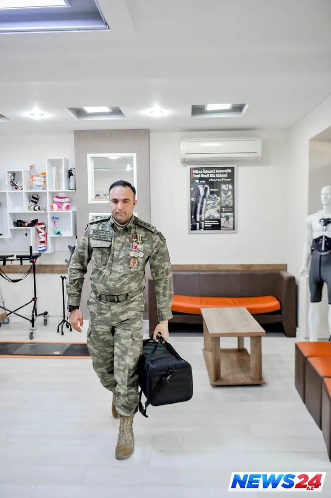 Yaralanmış hərbçilər yüksək texnalogiyalı protezlərlə təmin olunublar - FOTO