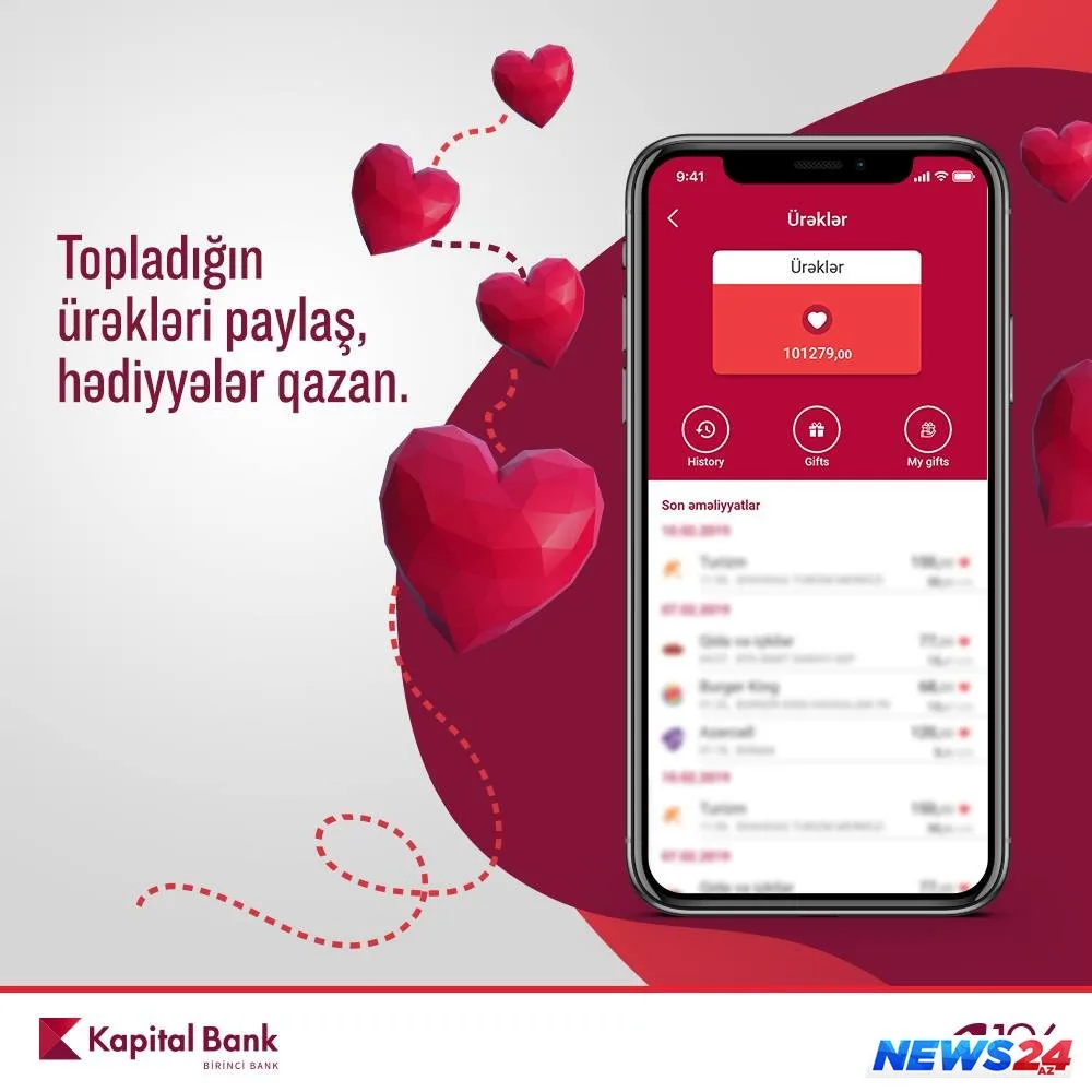 “Ürəklər”ini paylaş, hədiyyə qazan - FOTO