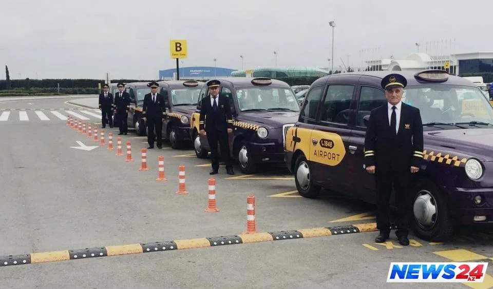 Hava limanında yalnız bu taksilər işləyəcək - FOTO
