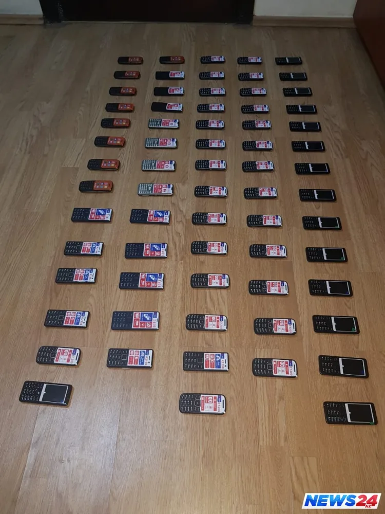 Sərhəddən qanunsuz telefon keçirmək istəyərkən saxlanıldı - FOTO - VİDEO