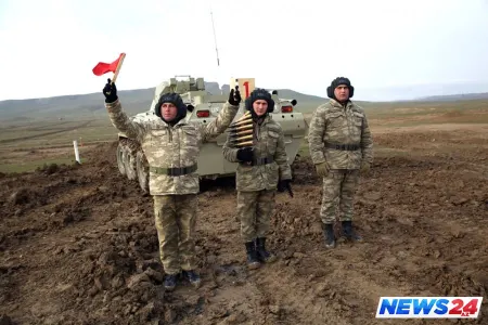 Tabor komandirlərinin hazırlıq səviyyəsi yoxlanılır - FOTO - VİDEO