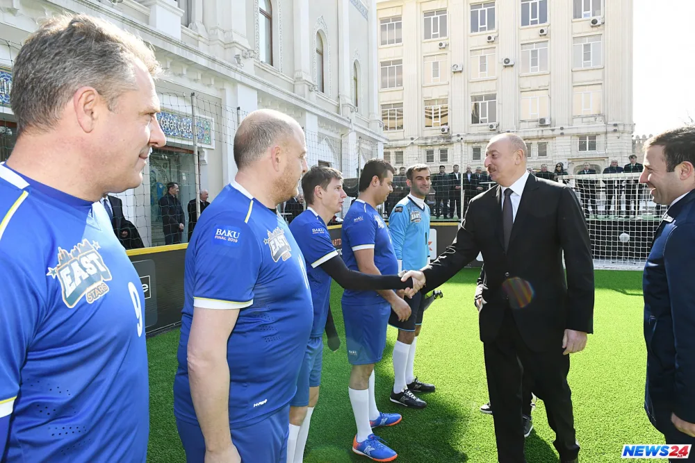 Prezident İlham Əliyev “Bakı 2019: Ulduzlar Finalı” qarşılaşmasını izləyib