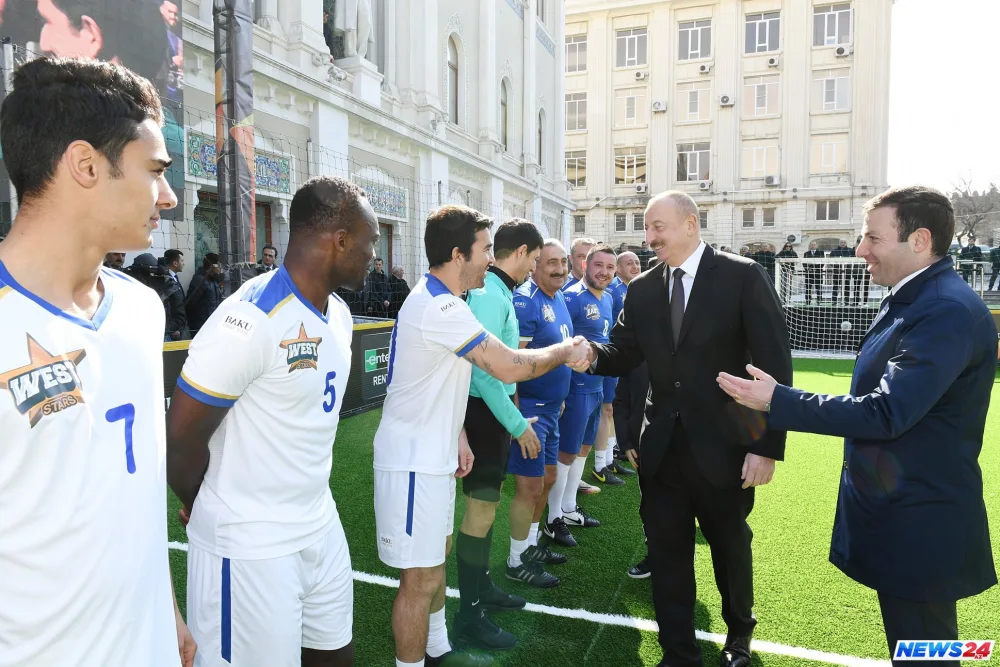 Prezident İlham Əliyev “Bakı 2019: Ulduzlar Finalı” qarşılaşmasını izləyib