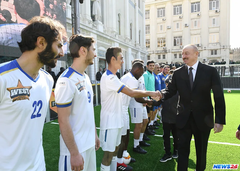 Prezident İlham Əliyev “Bakı 2019: Ulduzlar Finalı” qarşılaşmasını izləyib