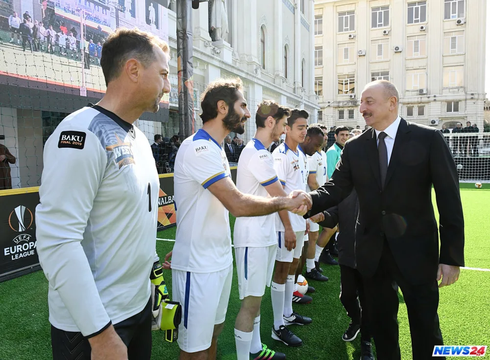 Prezident İlham Əliyev “Bakı 2019: Ulduzlar Finalı” qarşılaşmasını izləyib