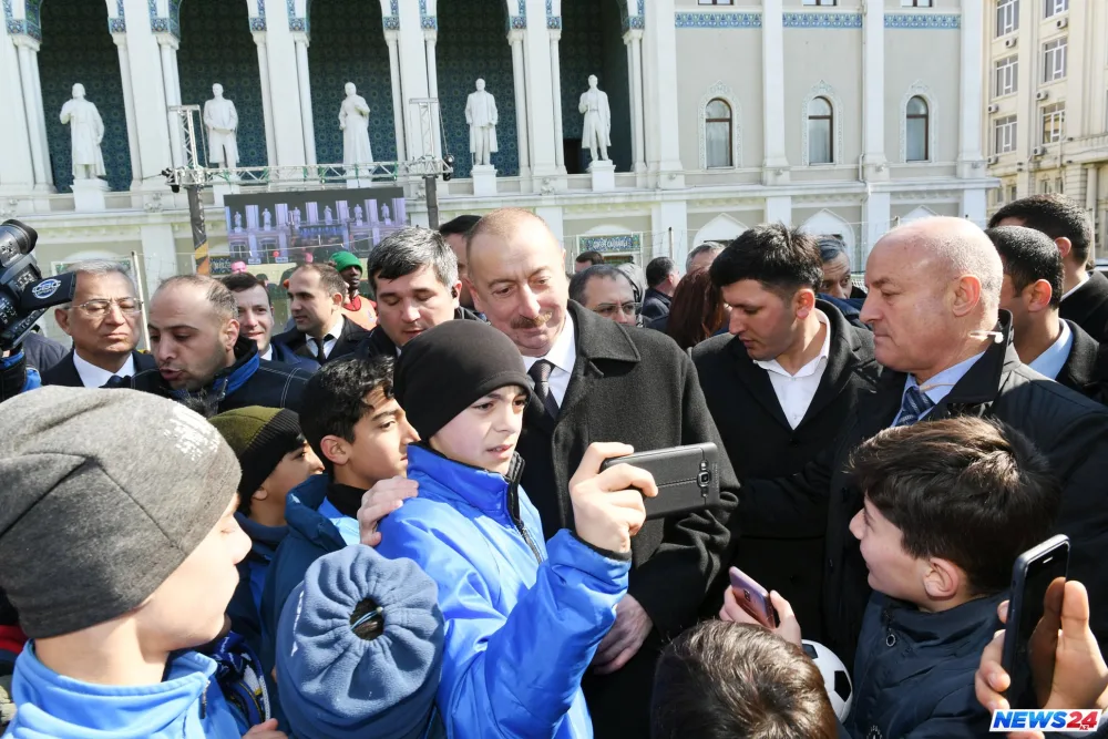 Prezident İlham Əliyev “Bakı 2019: Ulduzlar Finalı” qarşılaşmasını izləyib