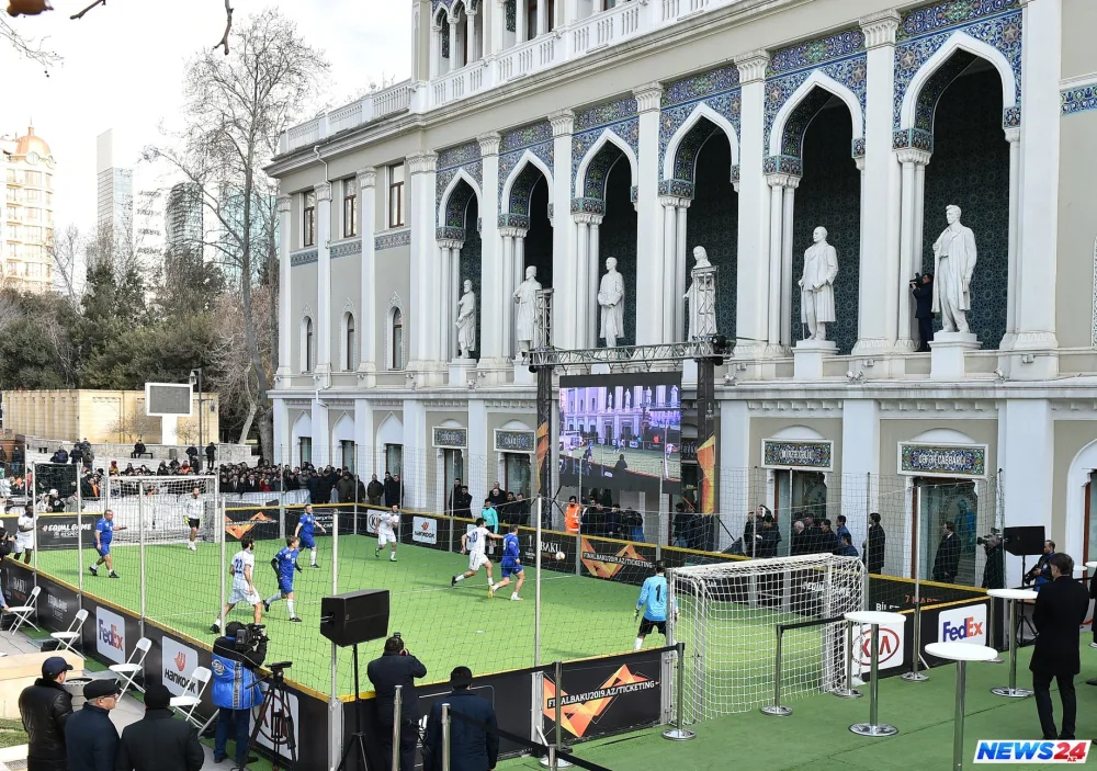 Prezident İlham Əliyev “Bakı 2019: Ulduzlar Finalı” qarşılaşmasını izləyib