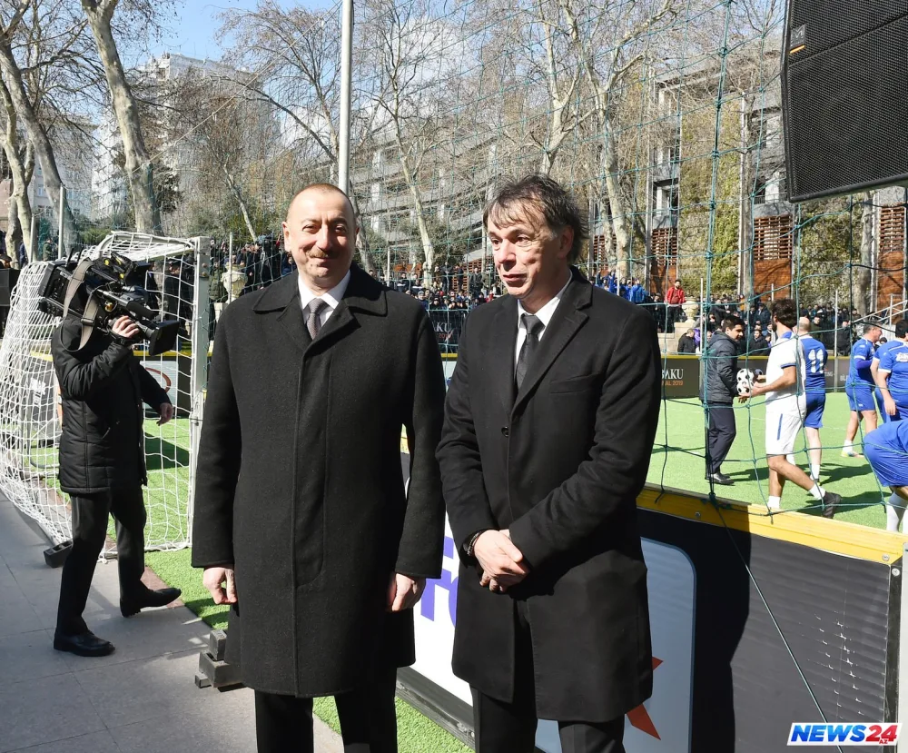 Prezident İlham Əliyev “Bakı 2019: Ulduzlar Finalı” qarşılaşmasını izləyib