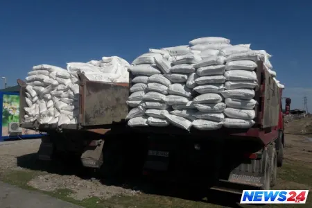 Cocuq Mərcanlı kəndinin sakinləri pulsuz mineral gübrələrlə təmin olunub - FOTO