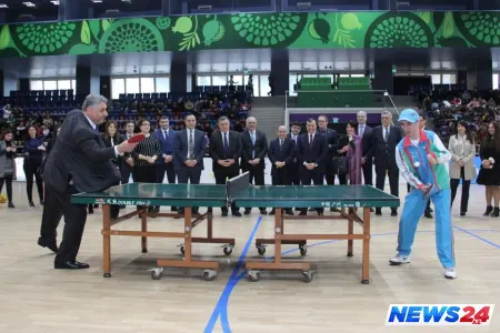 Xüsusi Yay Olimpiya Oyunlarına hazırlaşan atletlərlə görüş keçirilib