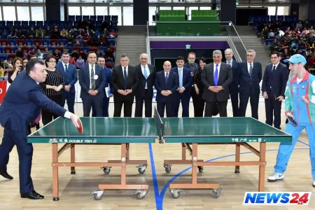 Ümumdünya Xüsusi Yay Olimpiya Oyunlarına hazırlaşan atletlərlə görüş keçirilib