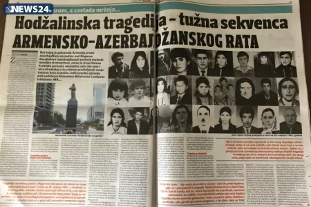 Xorvatiya mətbuatı Xocalı soyqırımı barədə yazdı - FOTO