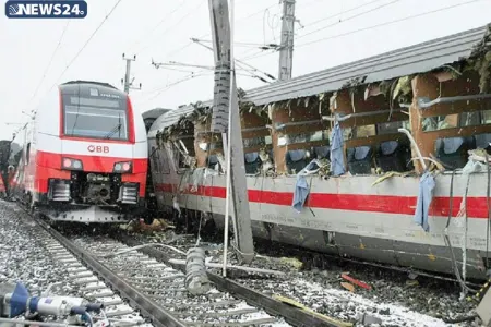 Çexiyada iki qatar toqquşub, 6 nəfər yaralanıb