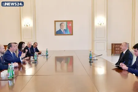 Prezident İlham Əliyev ABŞ Etnik Anlaşma Fondunun prezidentini qəbul edib