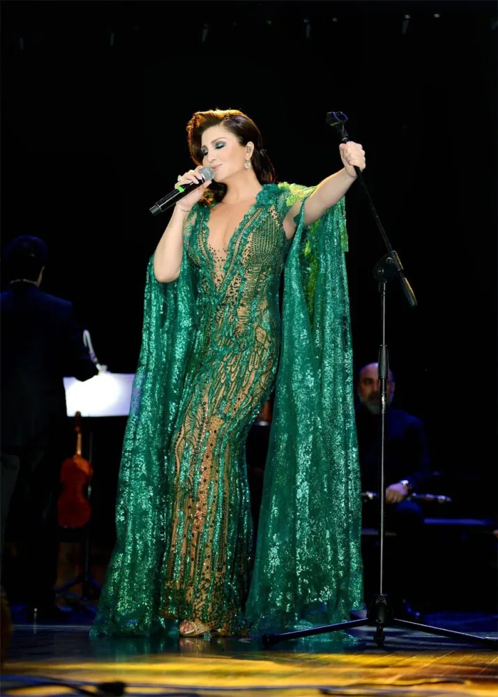 Sibel Can konsert zamanı hücuma məruz qaldı - FOTO - VİDEO