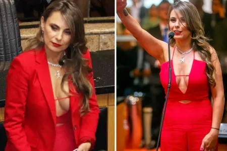 Siyasətçi xanım inanılmaz açıq-saçıq geyimdə