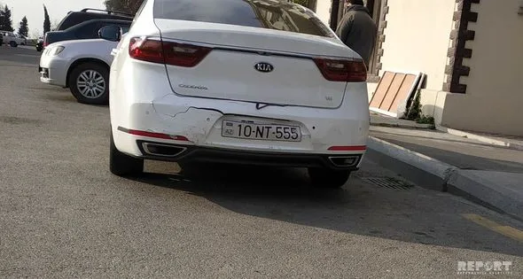 Elnur Məmmədli qəzaya düşdü - FOTO