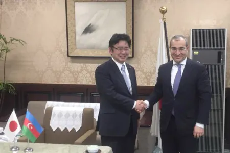 Mikayıl Cabbarov Yaponiyanın xarici işlər naziri ilə görüşüb