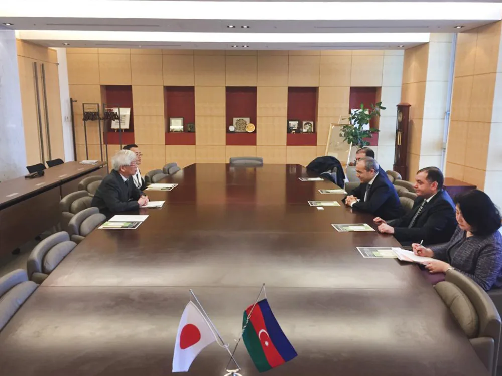 Mikayıl Cabbarov Yaponiyanın xarici işlər naziri ilə görüşüb