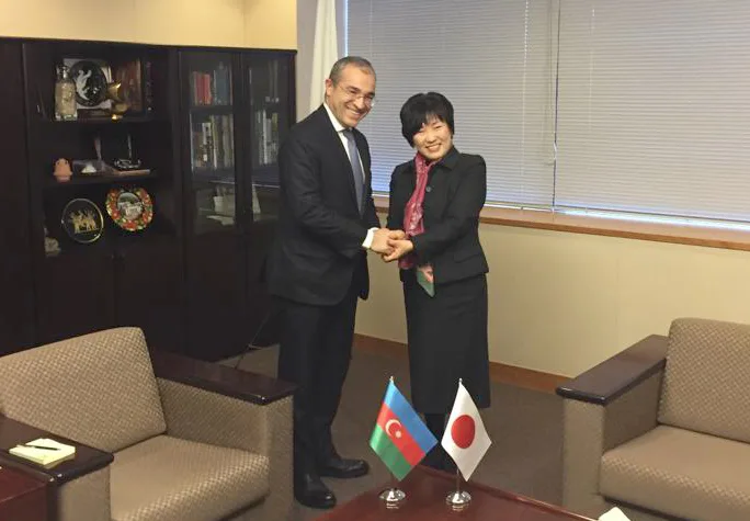 Mikayıl Cabbarov Yaponiyanın xarici işlər naziri ilə görüşüb