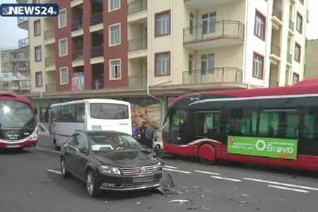 "Motosiklet avtobusun altına düşüb" - Mais Ağayev - FOTO
