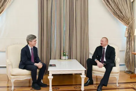Prezident İlham Əliyev BMT baş katibinin xüsusi müşavirini qəbul edib