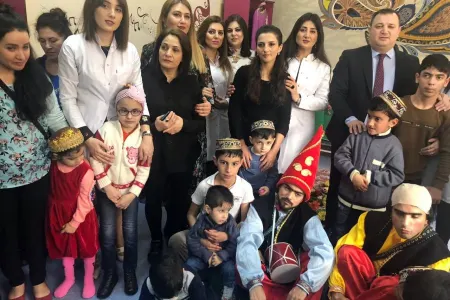 Reabilitasiya kursu keçən uşaqlar üçün Novruz şənliyi təşkil edilib - FOTO