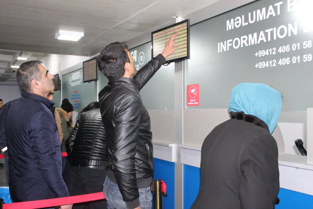 Bakı Avtovağzalı sərnişinlər üçün yeni sistem yaradıb - FOTO