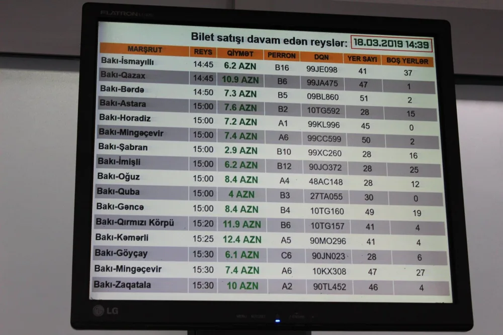 Bakı Avtovağzalı sərnişinlər üçün yeni sistem yaradıb - FOTO
