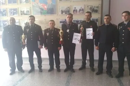 Atıcılıq tirində DİN çempionatı keçirilib