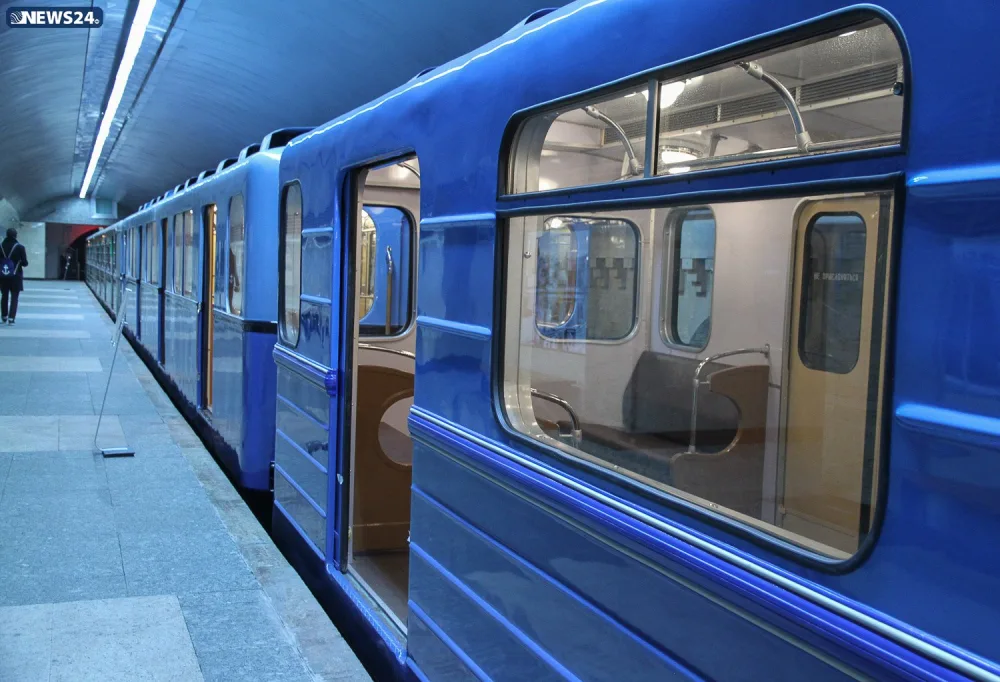 Bakı metrosunda retro qatarlar - FOTOSESSİYA - VİDEO