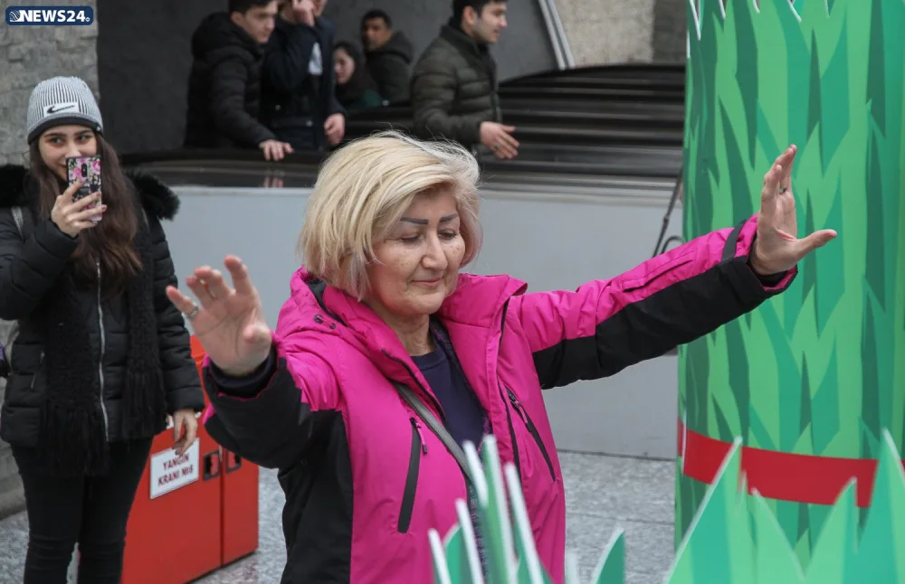 Bakı metrosunda İlaxır Çərşənbə qeyd olunub - FOTO - VİDEO