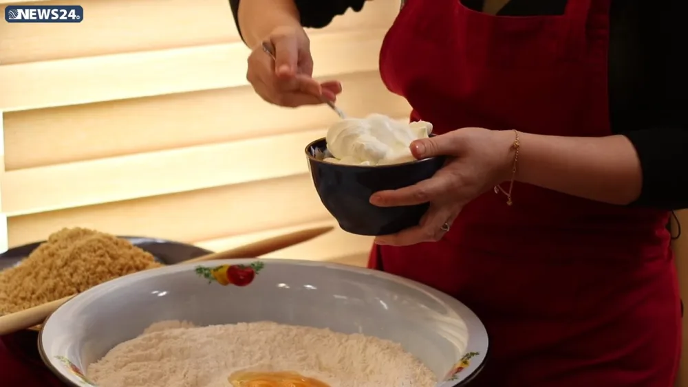 Ruhi Əliyeva Gəncə paxlavası bişirdi - FOTO - VİDEO