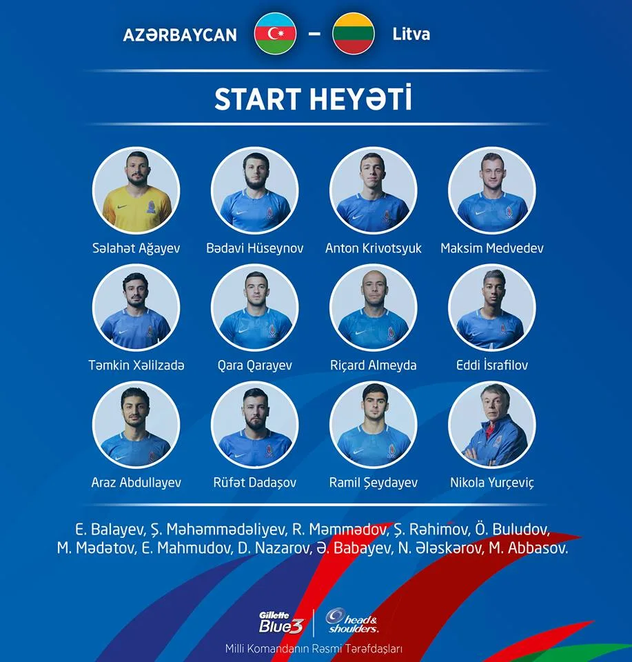 Millimiz Litva ilə qarşılaşdı - CANLI YAYIM