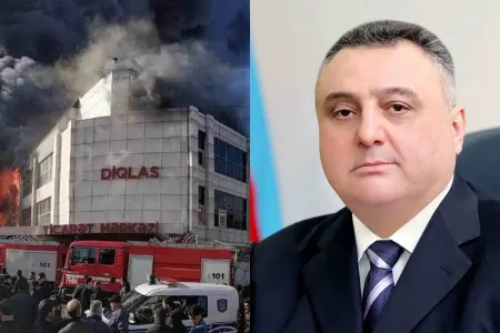 Bakıda yanan "Diqlas" Eldar Mahmudova məxsusdur