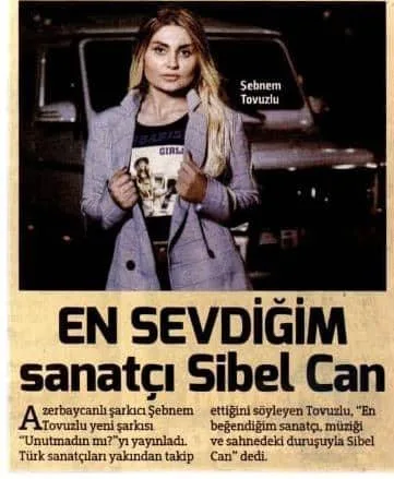 Türkiyə mətbuatı Şəbnəm Tovuzludan yazdı - FOTO