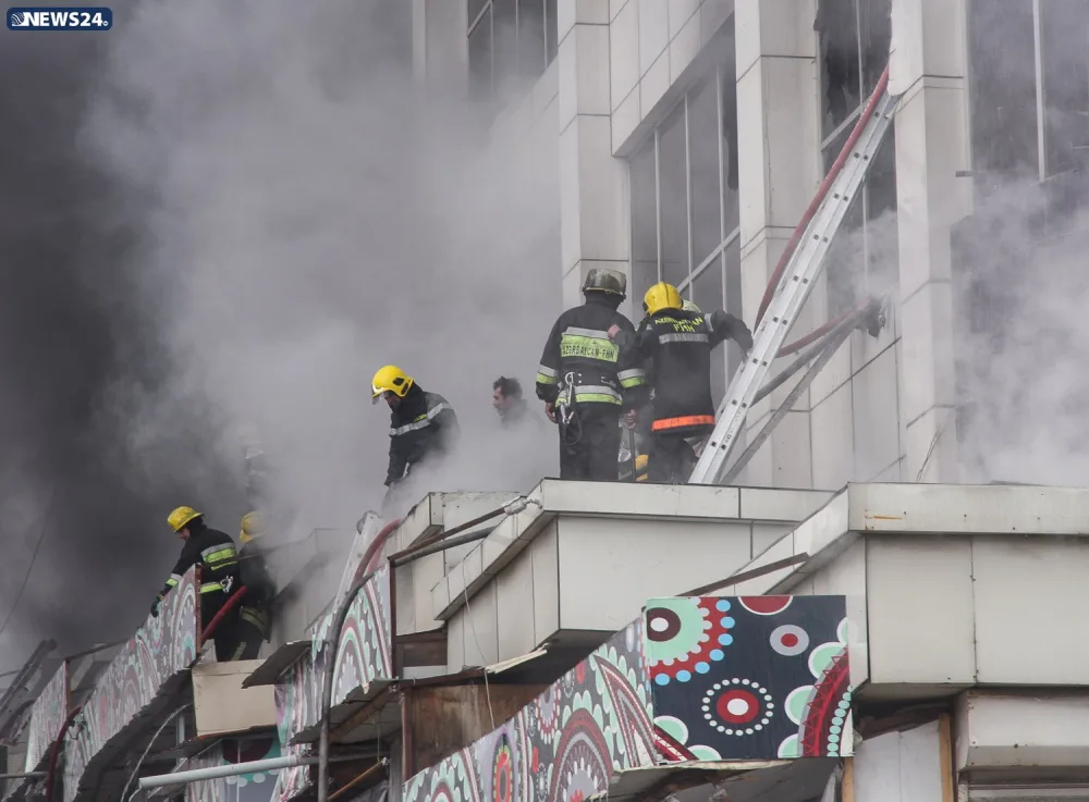 “Diqlas”ın yanğınından zərərçəkənlər, dəhşətli tüstü, helikopter səsi... - Bir də yanğından borclu çıxanlar.... – REPORTAJ – FOTOLAR - VİDEO
