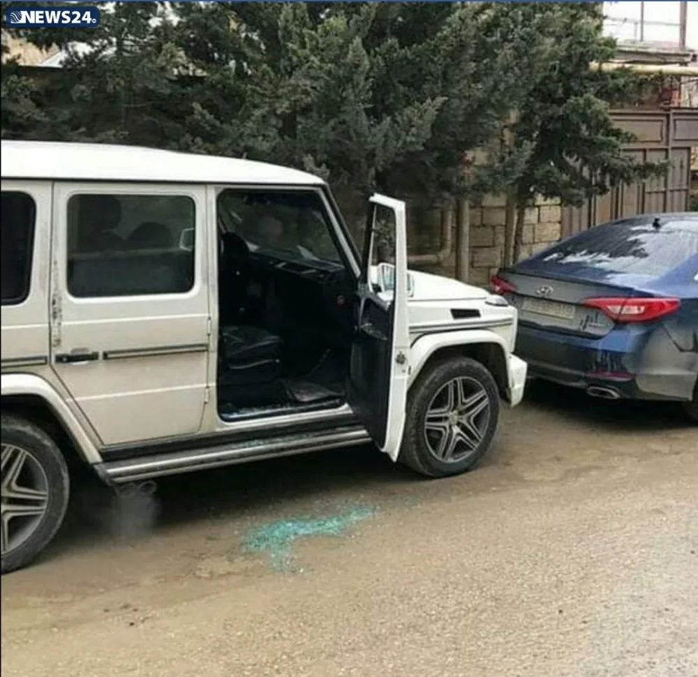 Bakıda 200 min manatlıq avtomobilin şüşələrini sındırdılar - FOTOLAR