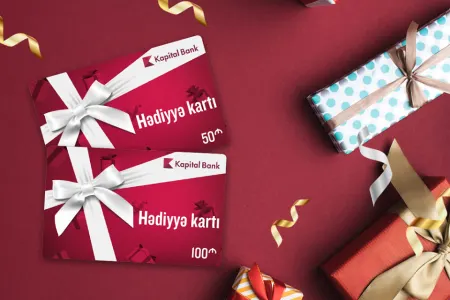 Kapital Bank hədiyyə kartlarını təqdim edir