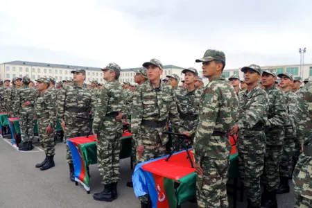 Azərbaycanda növbəti həqiqi hərbi xidmətə çağırış başlayıb