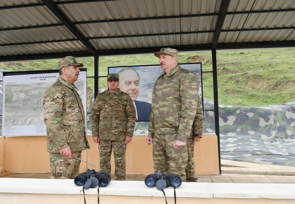 Prezident İlham Əliyev N saylı hərbi hissədə olub - YENİLƏNİB - FOTOLAR