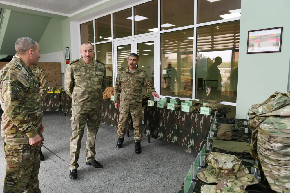 Prezident İlham Əliyev N saylı hərbi hissədə olub - YENİLƏNİB - FOTOLAR