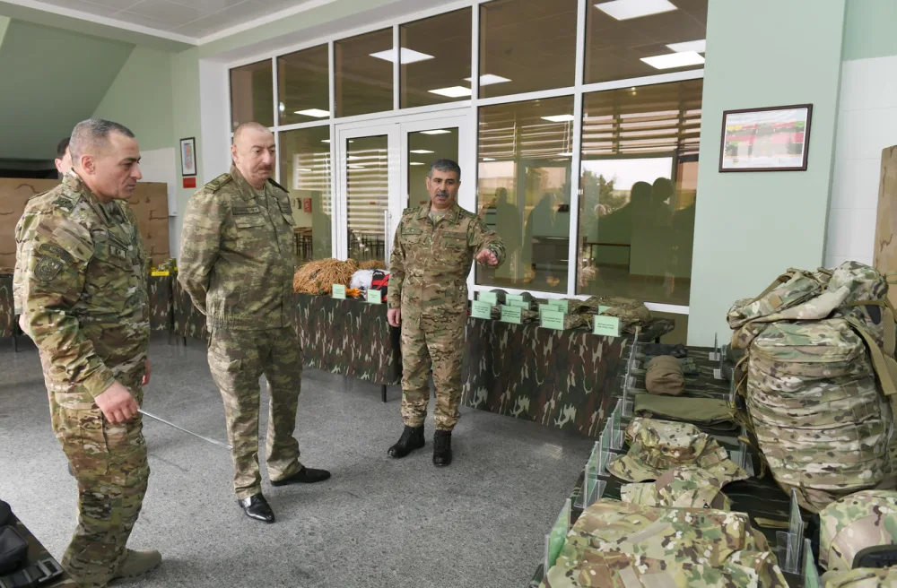 Prezident İlham Əliyev N saylı hərbi hissədə olub - YENİLƏNİB - FOTOLAR