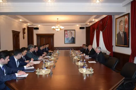Nazir müavini Yəhya Musayev Qazaxıstan nümayəndə heyətini qəbul edib