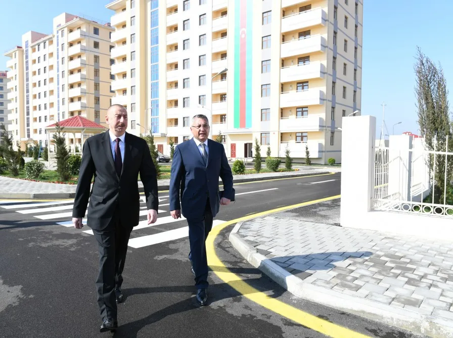 Prezident İlham Əliyev Kürdəxanıda açılışda iştirak edib - YENİLƏNİB - FOTOLAR