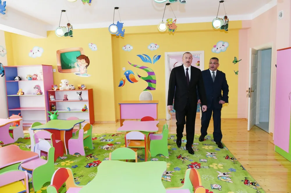 Prezident İlham Əliyev Kürdəxanıda açılışda iştirak edib - YENİLƏNİB - FOTOLAR