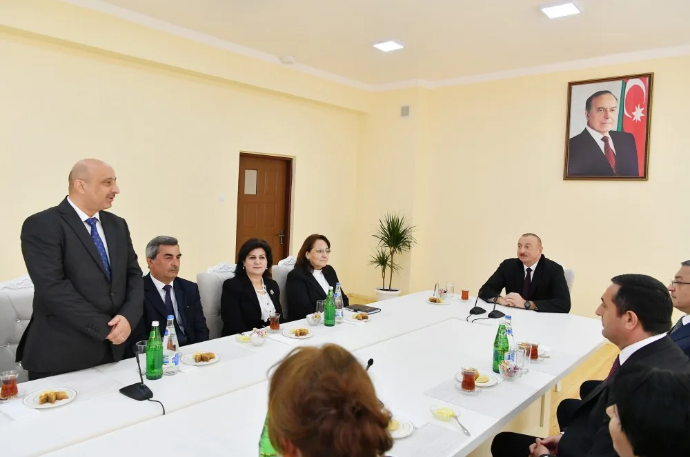 Prezident İlham Əliyev Kürdəxanıda açılışda iştirak edib - YENİLƏNİB - FOTOLAR