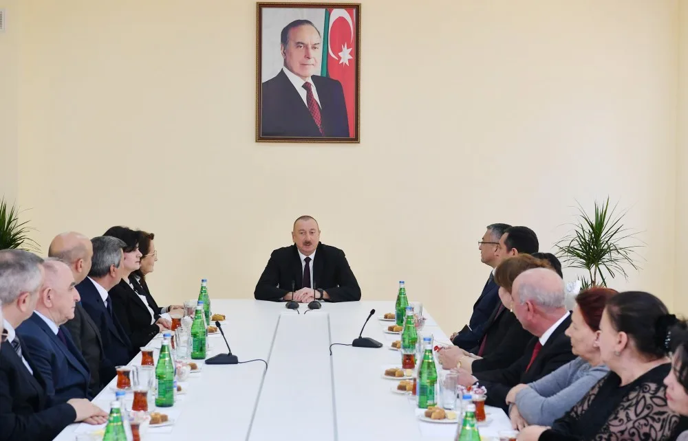 Prezident İlham Əliyev Kürdəxanıda açılışda iştirak edib - YENİLƏNİB - FOTOLAR