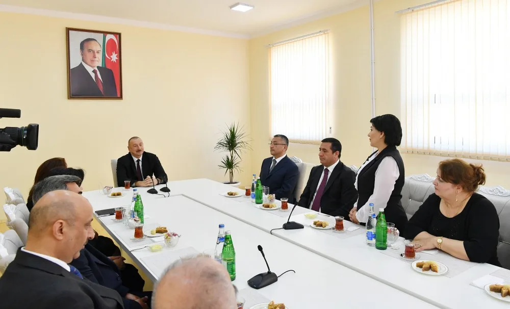 Prezident İlham Əliyev Kürdəxanıda açılışda iştirak edib - YENİLƏNİB - FOTOLAR